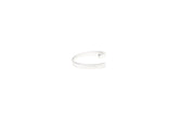 Asfour Cuff Ring With Twisted Design In 925 Sterling Silver RD0024